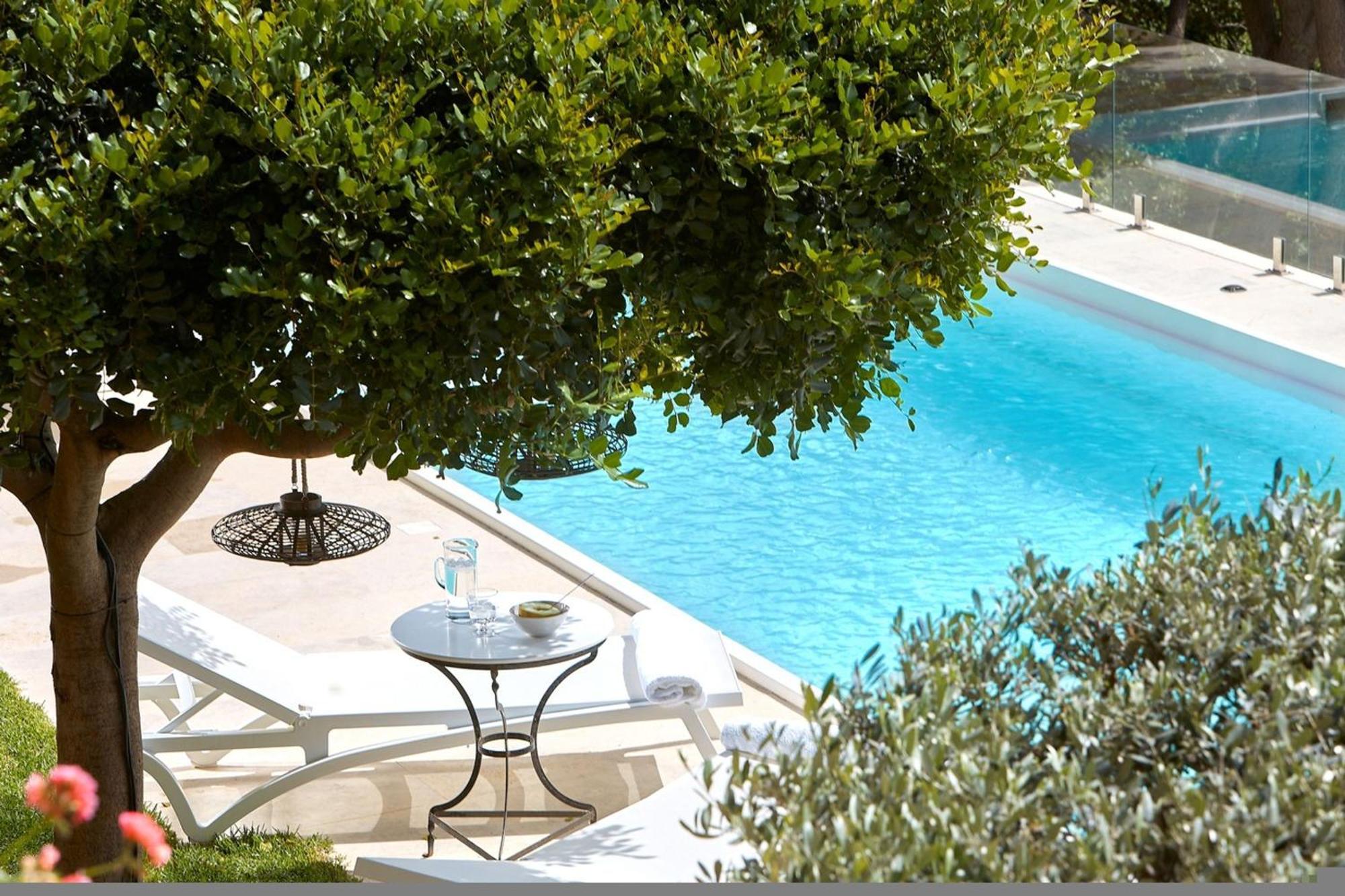 Villa Vollard With Amazing View Pool Iraklio Eksteriør billede
