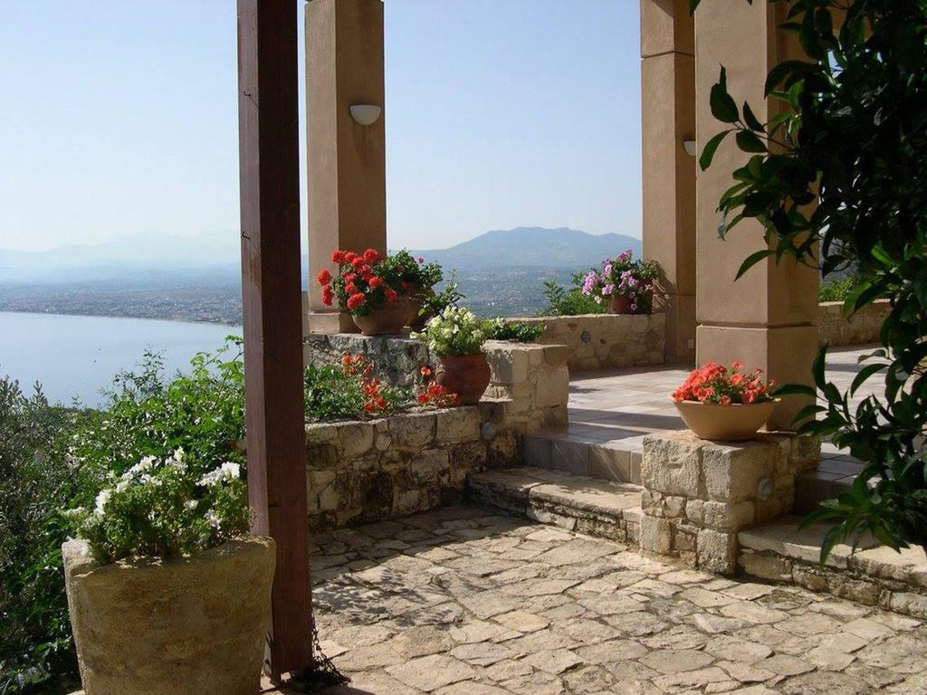 Villa Vollard With Amazing View Pool Iraklio Eksteriør billede