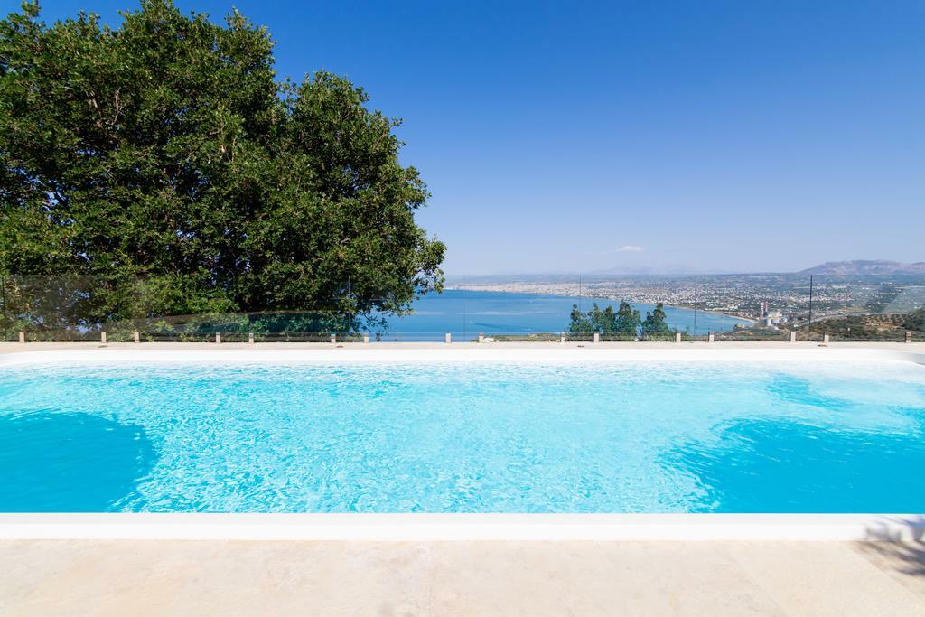 Villa Vollard With Amazing View Pool Iraklio Faciliteter billede