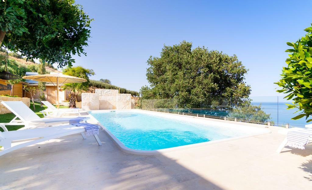 Villa Vollard With Amazing View Pool Iraklio Faciliteter billede